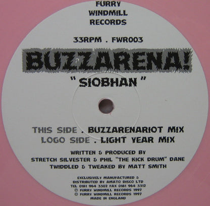Buzzarena! : Siobhan (12", Pin)
