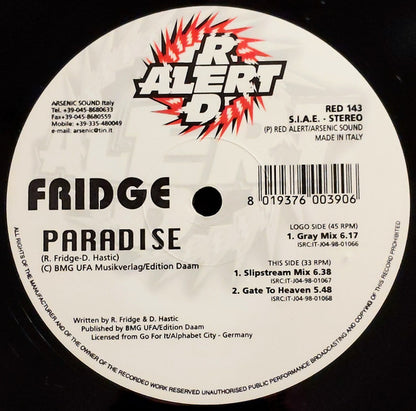 Fridge* : Paradise (12")