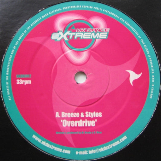 Breeze & Styles* : Overdrive / Energise (12")