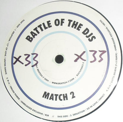 Ramos, Supreme & Sunset Regime / Force & Styles : Battle Of The DJ's Match 2 (2xLP)