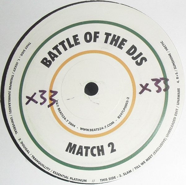 Ramos, Supreme & Sunset Regime / Force & Styles : Battle Of The DJ's Match 2 (2xLP)