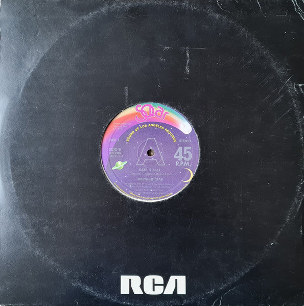Midnight Star : Make It Last (12", Single, Promo)