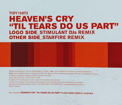 Heaven's Cry : Til Tears Do Us Part (12", Two)