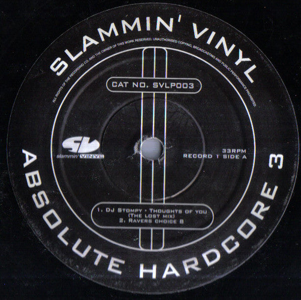 Various : Absolute Hardcore 3 (3xLP, Comp, Ltd)