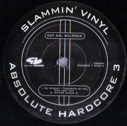 Various : Absolute Hardcore 3 (3xLP, Comp, Ltd)