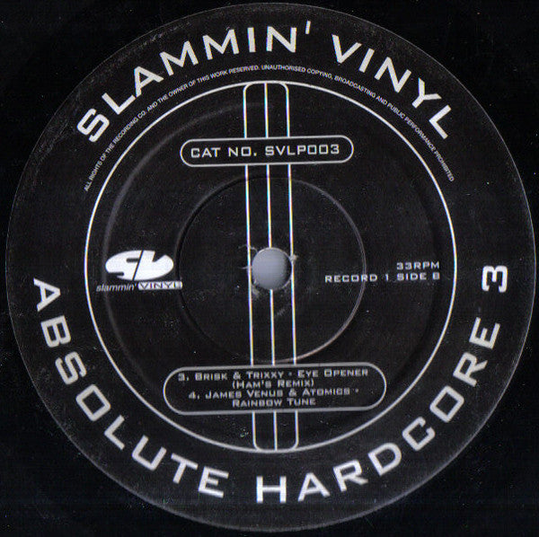 Various : Absolute Hardcore 3 (3xLP, Comp, Ltd)