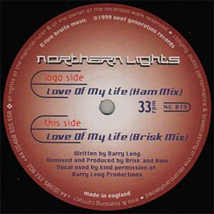 Northern Lights : Love Of My Life (12")