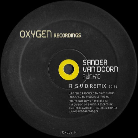 Sander van Doorn : Punk'd (12")