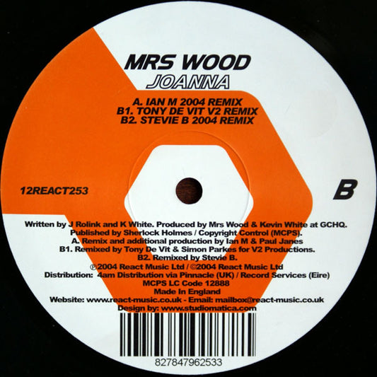 Mrs Wood* : Joanna (12")
