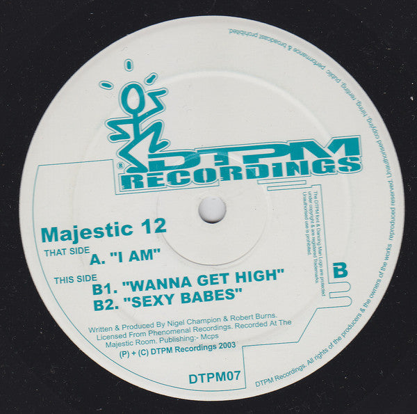 Majestic 12 : I Am (12")