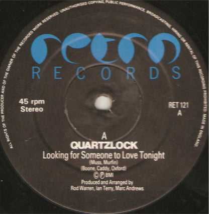 Quartzlock : Looking For Someone To Love Tonight / Love Eviction (12")