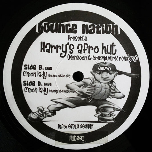 Harry's Afro Hut : C'mon Lady (Monsoon & Dreamwurx Remixes) (12")