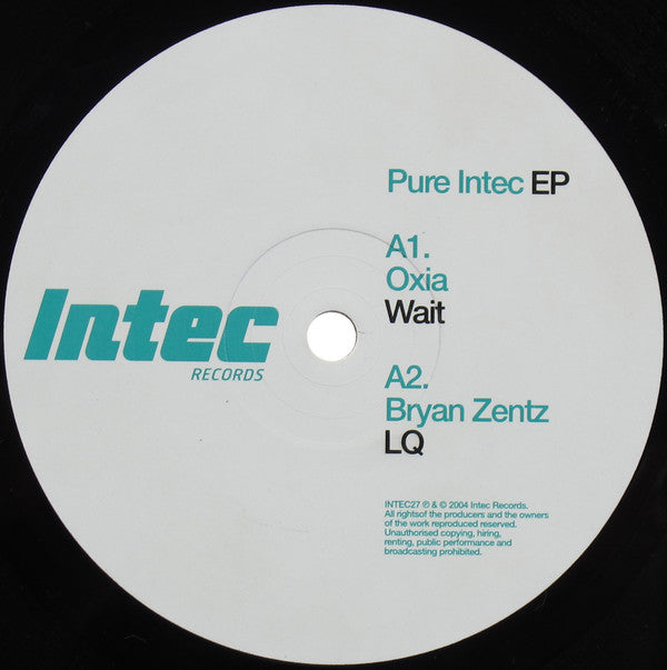 Various : Pure Intec EP (12", EP)