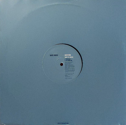 David Forbes : Questions (Must Be Asked) (12", Promo)