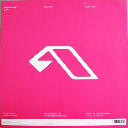 Menno de Jong : Guanxi (12")