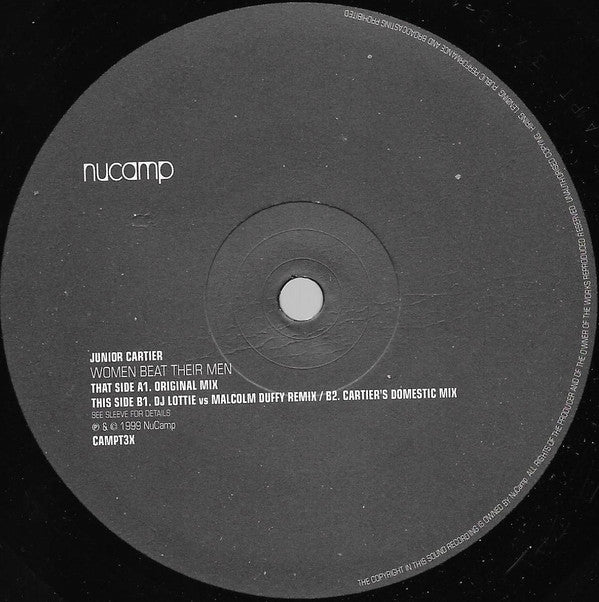 Junior Cartier : Women Beat Their Men (12")