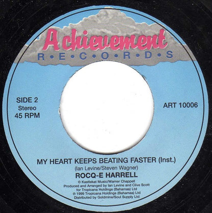 Rocq-e Harrell : My Heart Keeps Beating Faster (7", Single)
