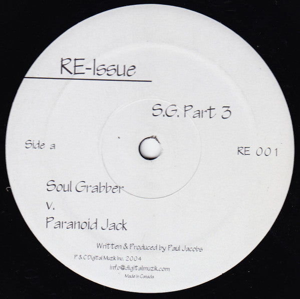 Soul Grabber V Paranoid Jack : Soul Grabber V Paranoid Jack (12")