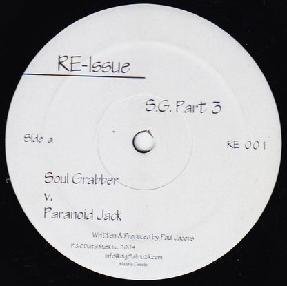 Soul Grabber V Paranoid Jack : Soul Grabber V Paranoid Jack (12")