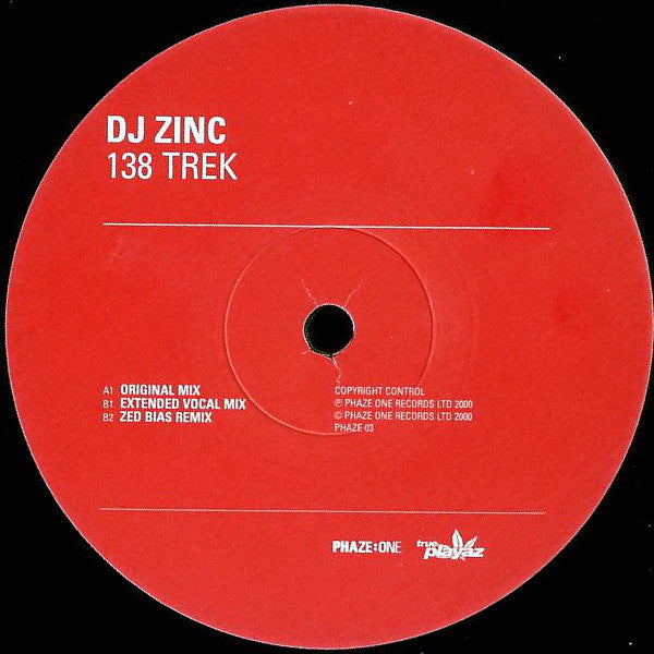 DJ Zinc : 138 Trek (12")