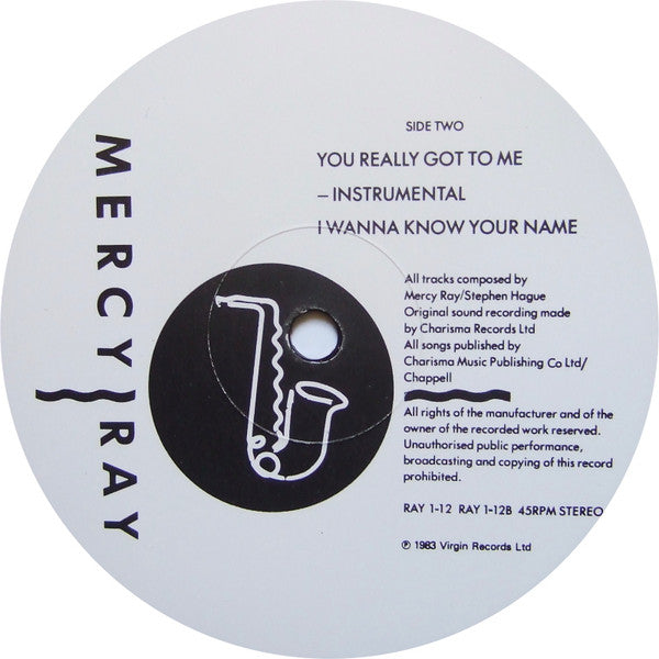 Mercy Ray : You Really Got To Me (12")