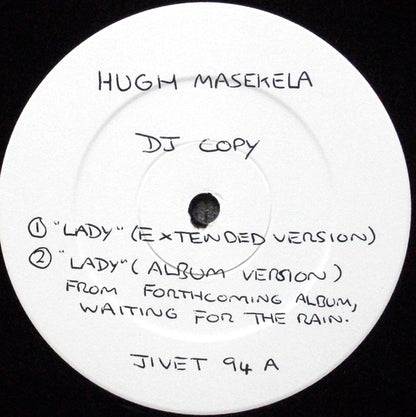 Hugh Masekela : Lady (12", Promo, W/Lbl)