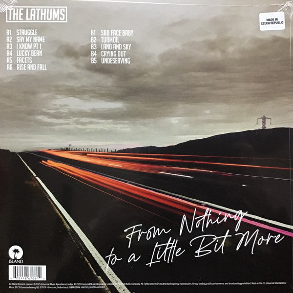 The Lathums : From Nothing To A Little Bit More (LP, Album, Ltd, Red)