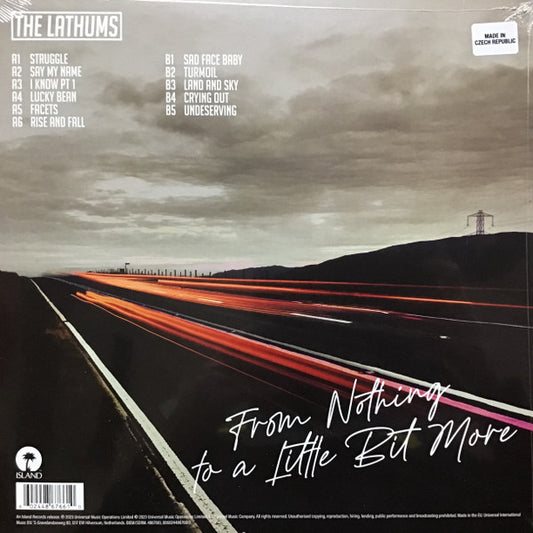 The Lathums : From Nothing To A Little Bit More (LP, Album, Ltd, Red)