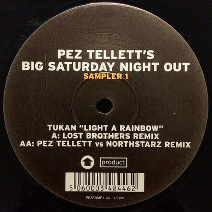 Tukan : Pez Tellett's Big Saturday Night Out (Sampler 1) (12", Ltd, Smplr)