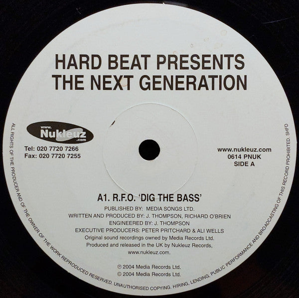 R.F.O. / Masmada : Hard Beat Presents The Next Generation... (12")