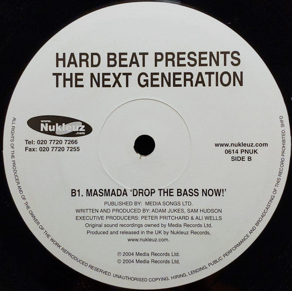 R.F.O. / Masmada : Hard Beat Presents The Next Generation... (12")