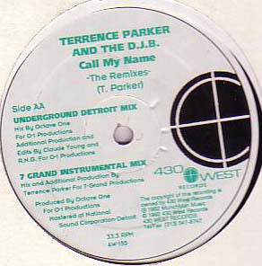 Terrence Parker And The D.J.B. : Call My Name (The Remixes) (12", Bla)
