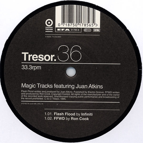 Various : Magic Tracks Featuring Juan Atkins (12", Comp)