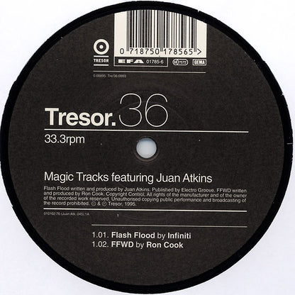 Various : Magic Tracks Featuring Juan Atkins (12", Comp)