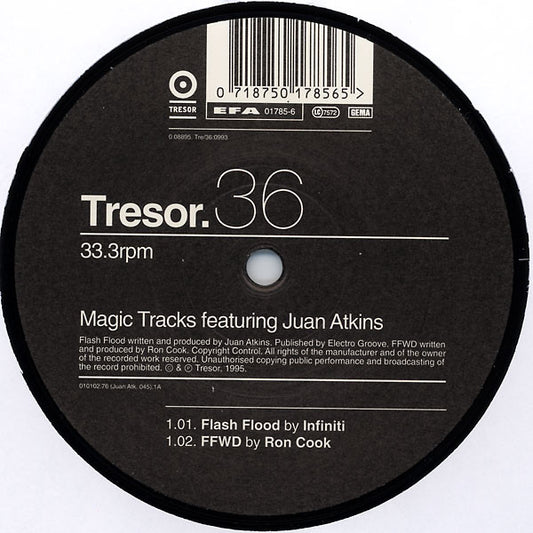 Various : Magic Tracks Featuring Juan Atkins (12", Comp)
