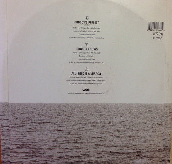 Mike & The Mechanics : Nobody's Perfect (12", EP)