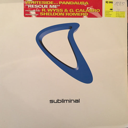 Whiteside : Rescue Me (12")