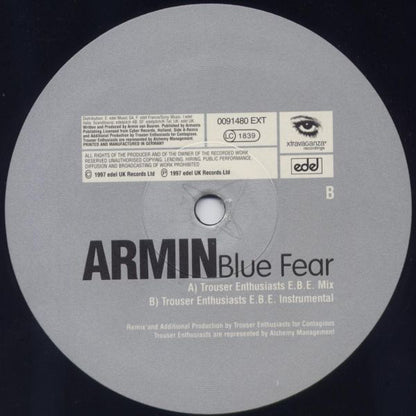 Armin* : Blue Fear (12", M/Print)