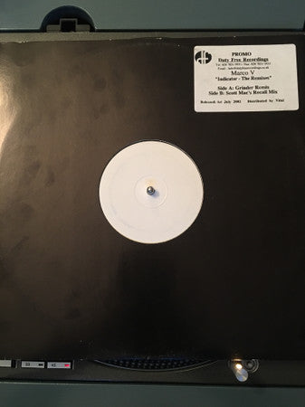 Marco V : Indicator (Remixed) (12", W/Lbl)