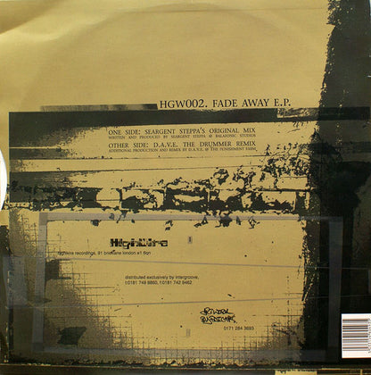 Seargent Steppa* : Fade Away EP (12", EP)
