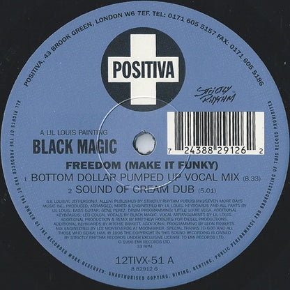 Black Magic : Freedom (Make It Funky) (12", 2/2)
