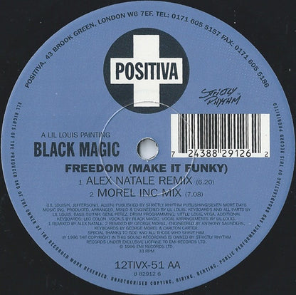 Black Magic : Freedom (Make It Funky) (12", 2/2)