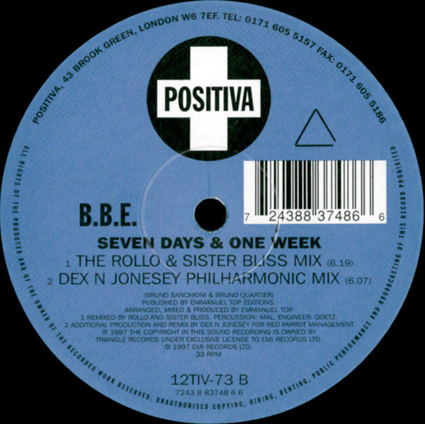 B.B.E. : Flash (12")
