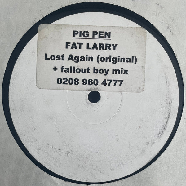 Fat Larry : Lost Again (12", Promo, W/Lbl, Sti)