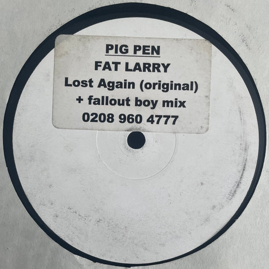 Fat Larry : Lost Again (12", Promo, W/Lbl, Sti)
