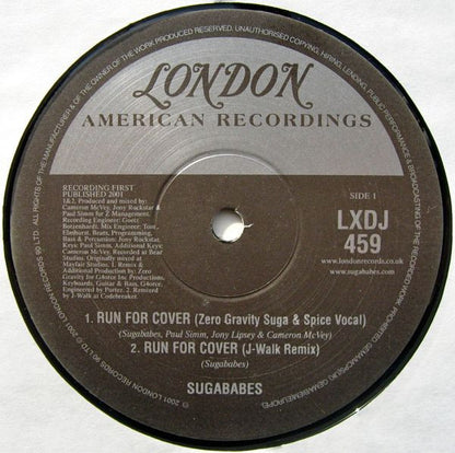 Sugababes : Run For Cover (12", Promo)