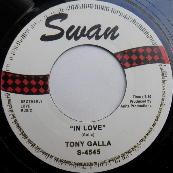 Tony Galla / Sheila Ferguson : In Love / And In Return (7", RE)