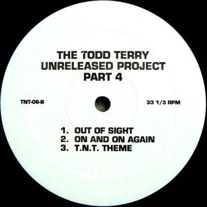 Todd Terry : The Todd Terry Unreleased Project, Part 4 (12", MiniAlbum)