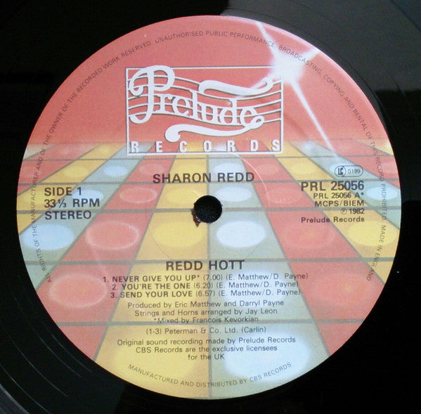 Sharon Redd : Redd Hott (LP, Album)
