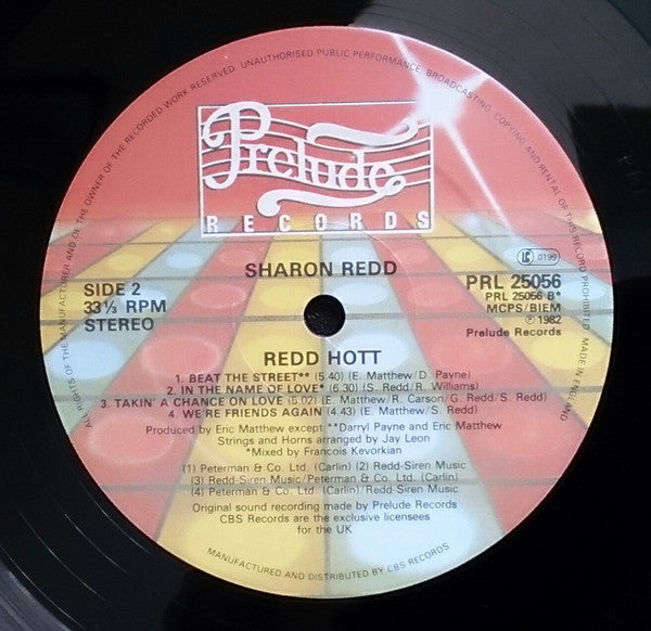 Sharon Redd : Redd Hott (LP, Album)